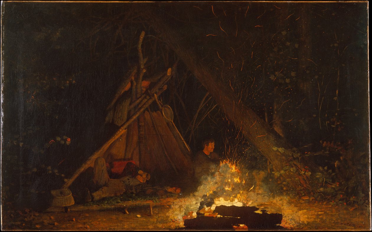 Nuotiotuli tekijältä Winslow Homer