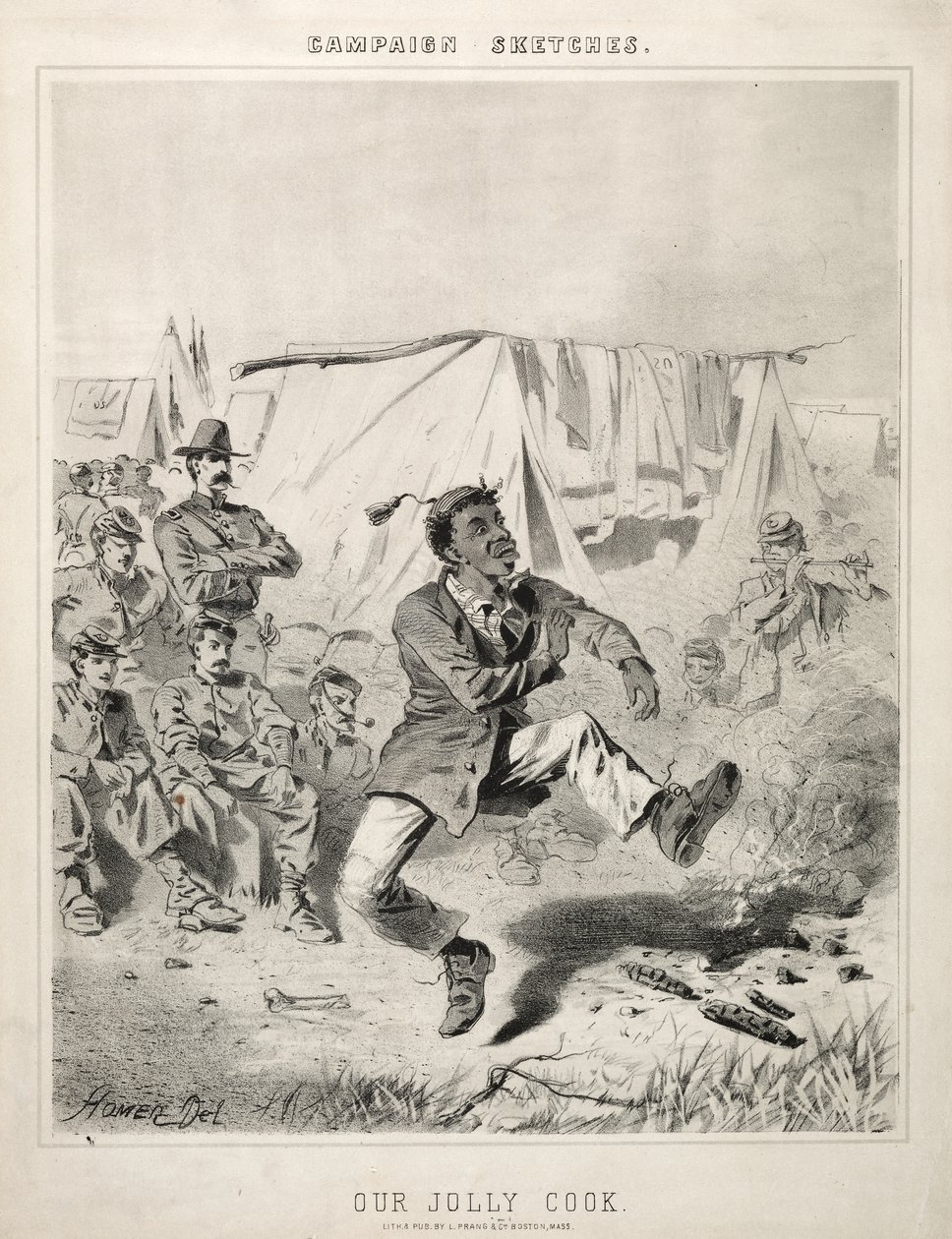 Kampanjapiirrokset:  Iloinen kokkimme tekijältä Winslow Homer