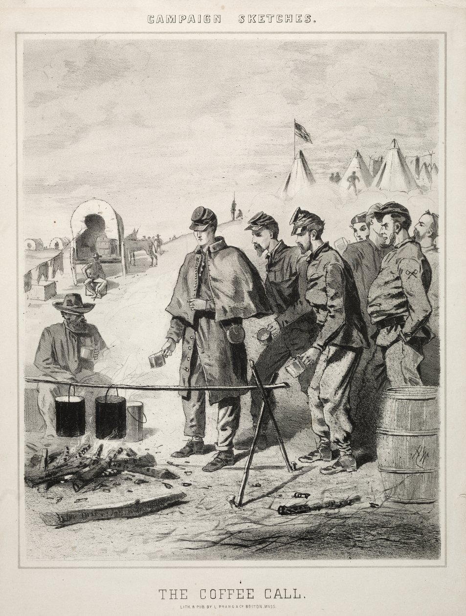 Luonnoksia sotaretkeltä: Kahvikutsu tekijältä Winslow Homer