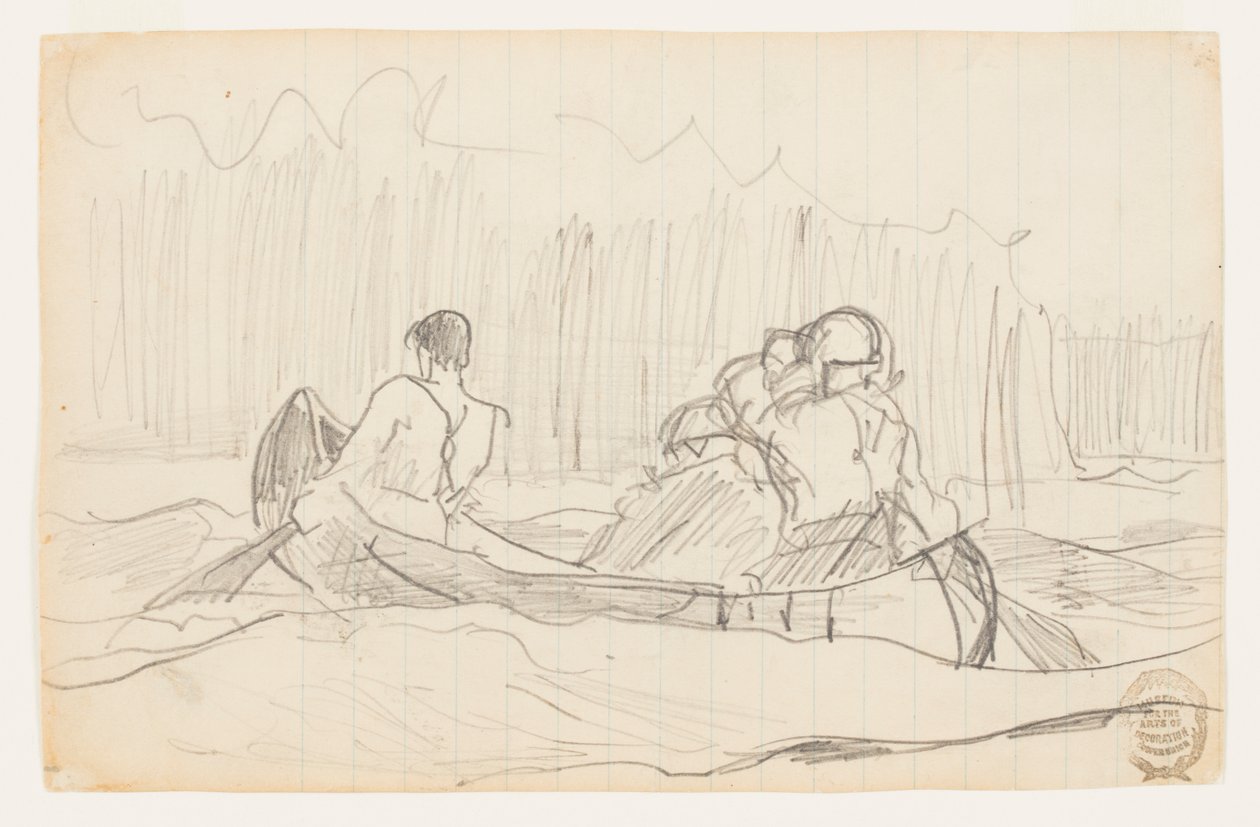 Kanootti kolmen miehen kanssa tekijältä Winslow Homer