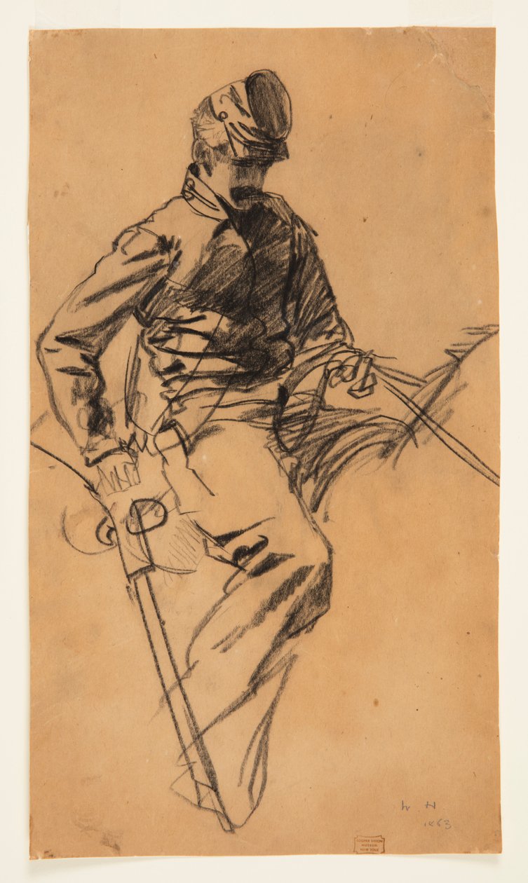 Ratsuväen sotilas tekijältä Winslow Homer