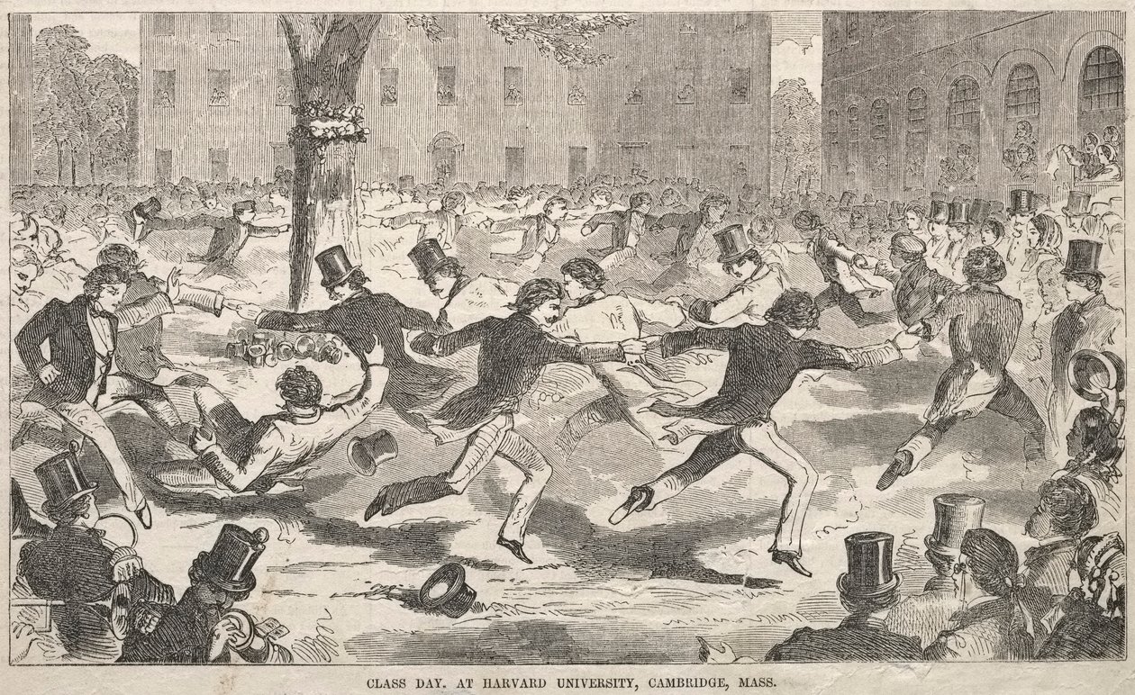 Class Day, Harvardin yliopistossa, Cambridgessa, Massachusettsissa, 1858. tekijältä Winslow Homer