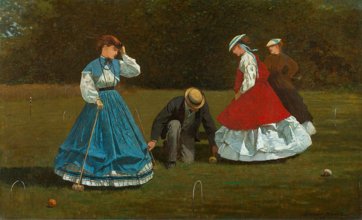 Krokettikohtaus tekijältä Winslow Homer