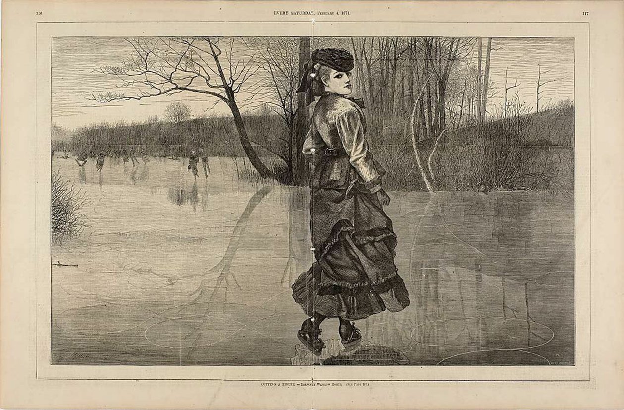 Figuurin leikkaaminen tekijältä Winslow Homer