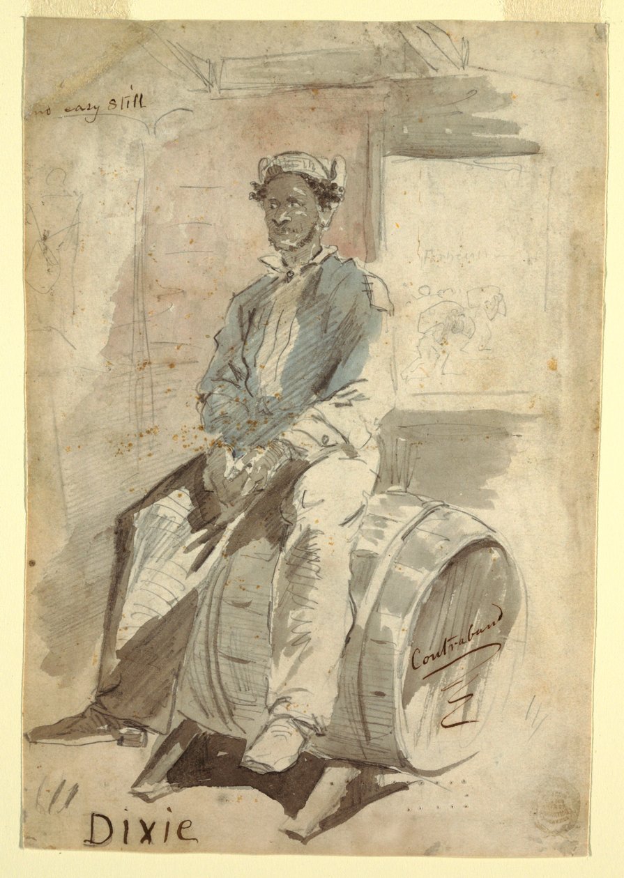 Piirros, Dixie, 1861 tekijältä Winslow Homer