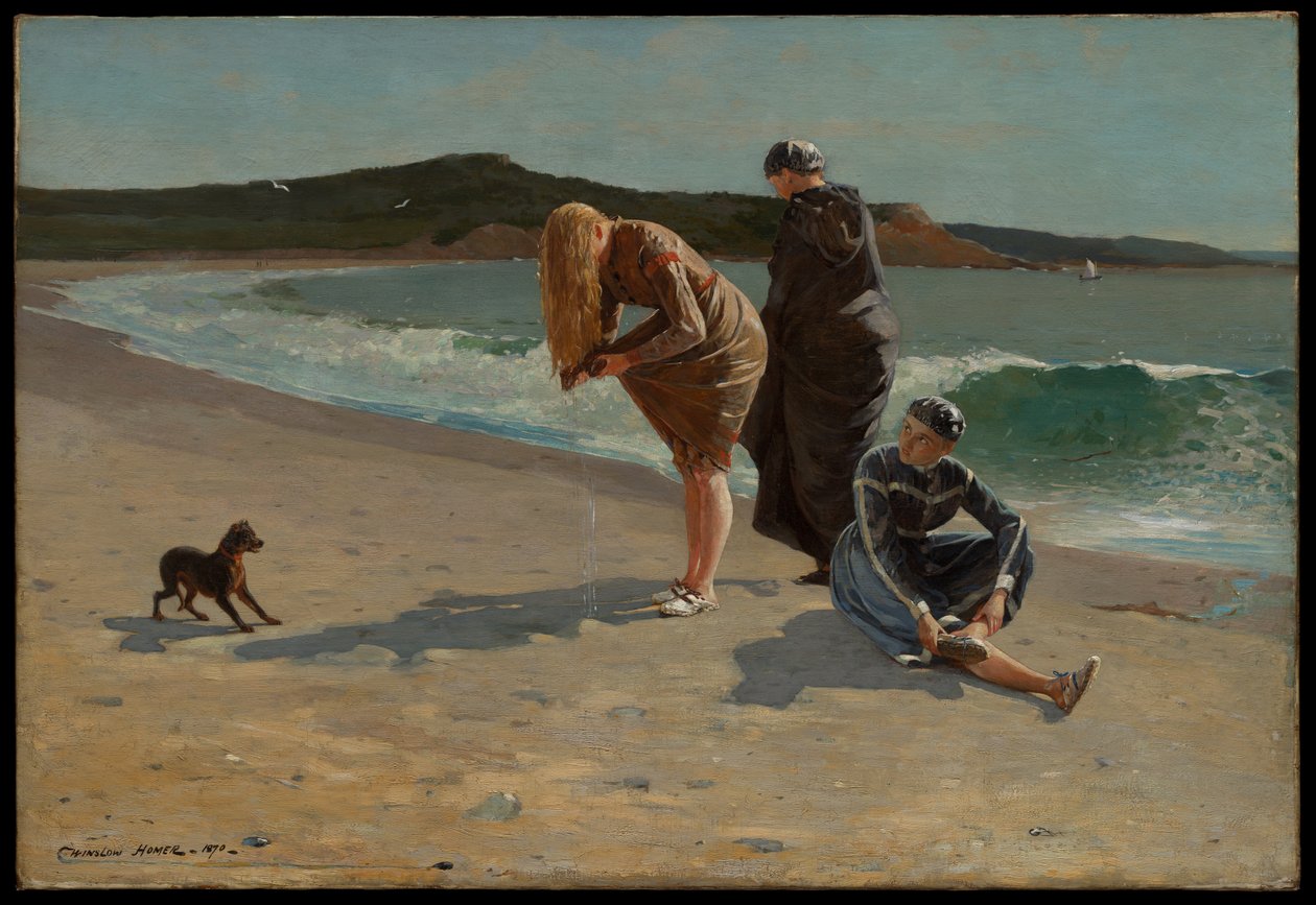 Eagle Head, Manchester, Massachusetts (nousuvesi) tekijältä Winslow Homer