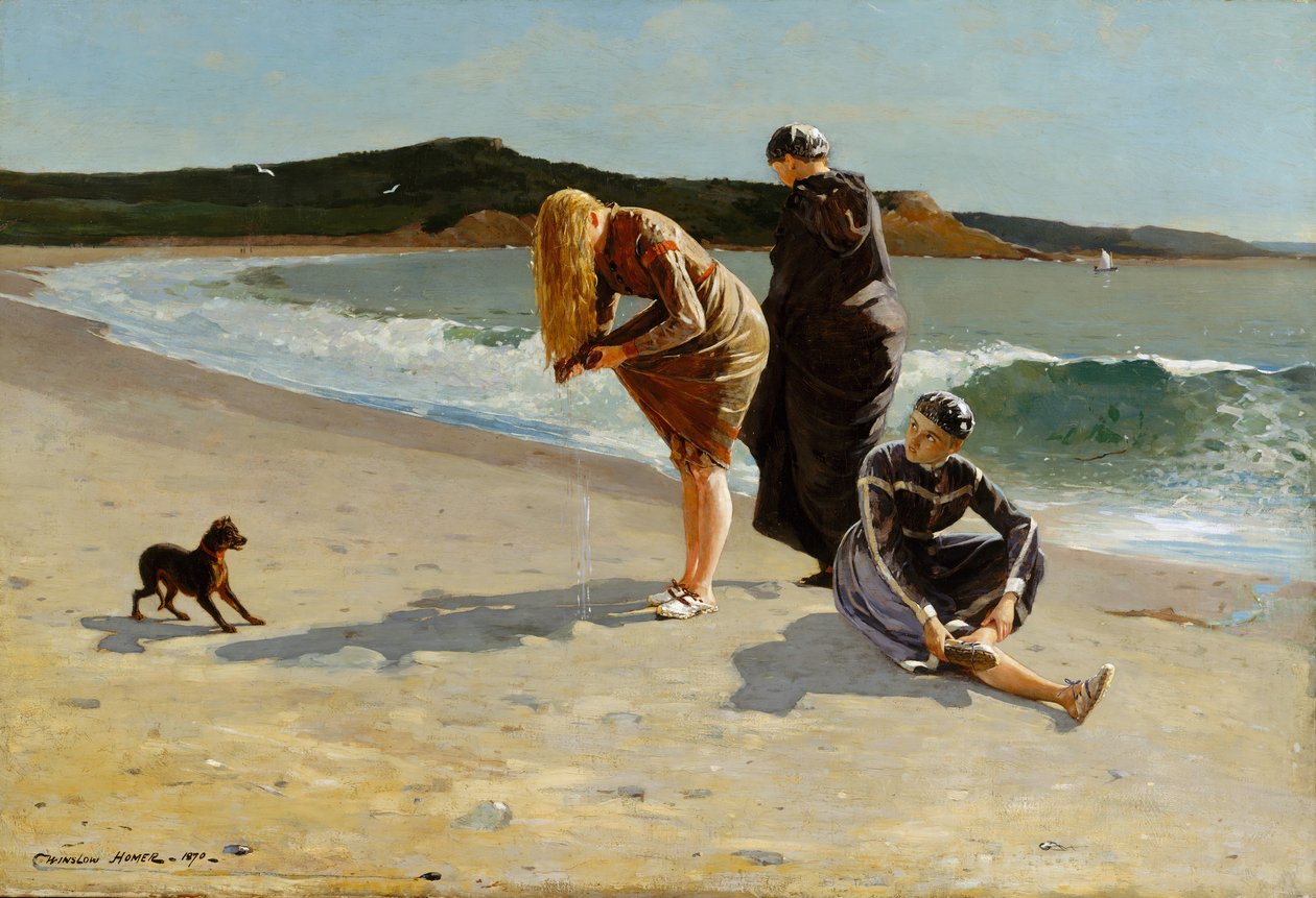 Eagle Head, Manchester, Massachusetts High Tide, 1870. tekijältä Winslow Homer