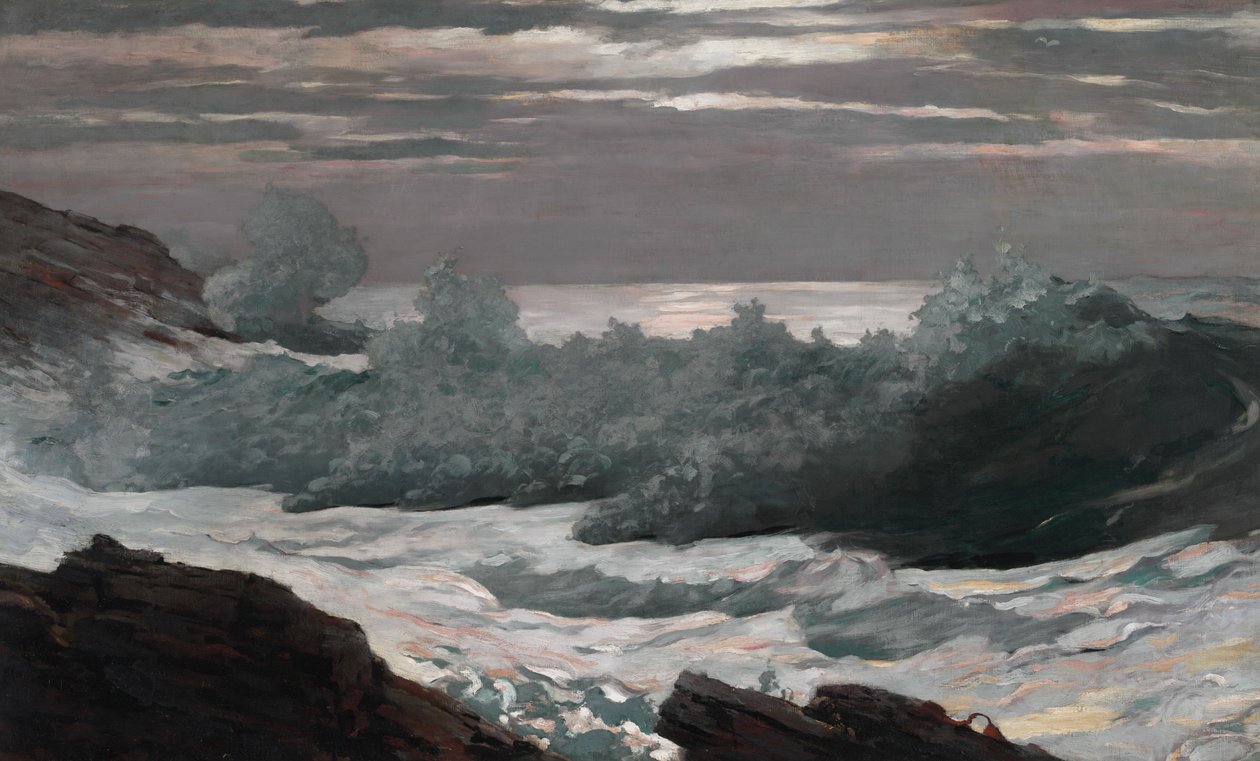 Varhain aamulla myrskyn jälkeen merellä, 1900-02 tekijältä Winslow Homer