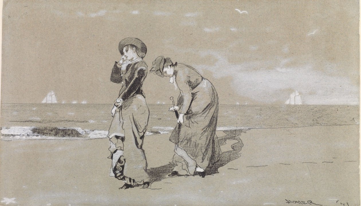 Ilta rannalla tekijältä Winslow Homer