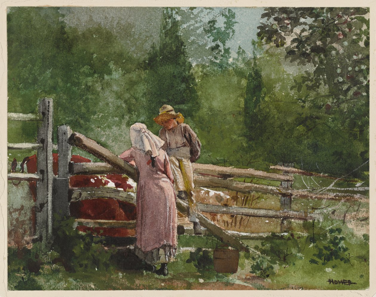 Ruokinta-aika tekijältä Winslow Homer