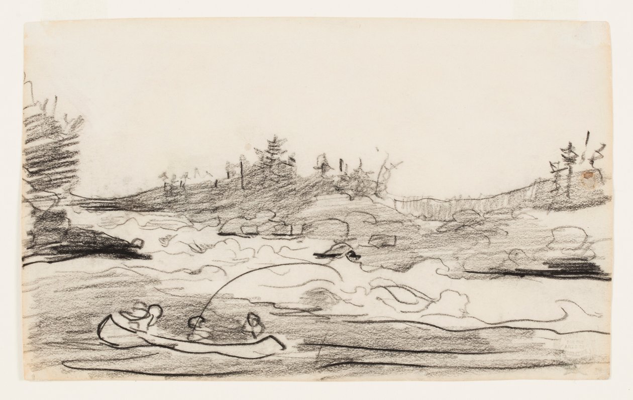 Kalastajat koskissa tekijältä Winslow Homer