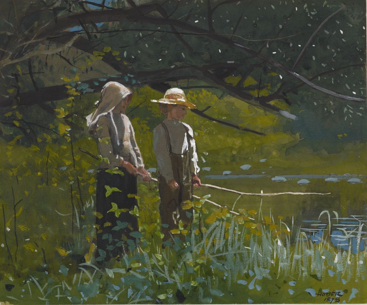 Kalastus tekijältä Winslow Homer