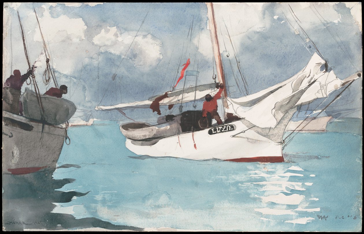 Kalastusveneitä, Key West tekijältä Winslow Homer