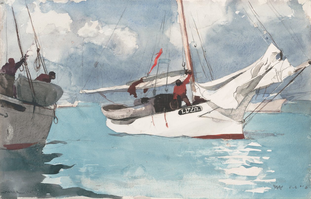 Kalastusveneet, Key West tekijältä Winslow Homer