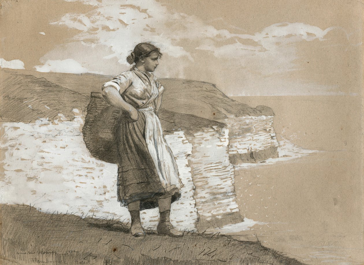 Flamborough Head, Englanti tekijältä Winslow Homer