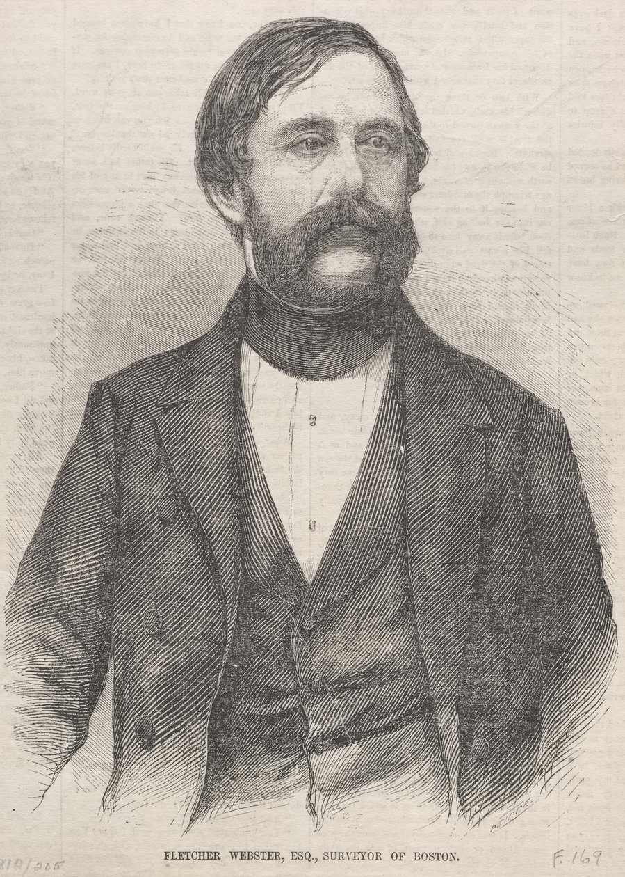 Fletcher Webster, asianajaja, Bostonin maanmittaaja tekijältä Winslow Homer