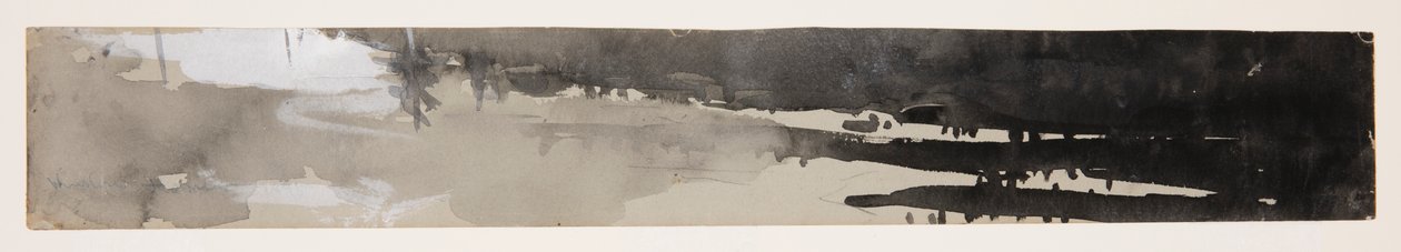 Fragmentti "Taimenkalastus, Lake St. John, Quebec" tekijältä Winslow Homer