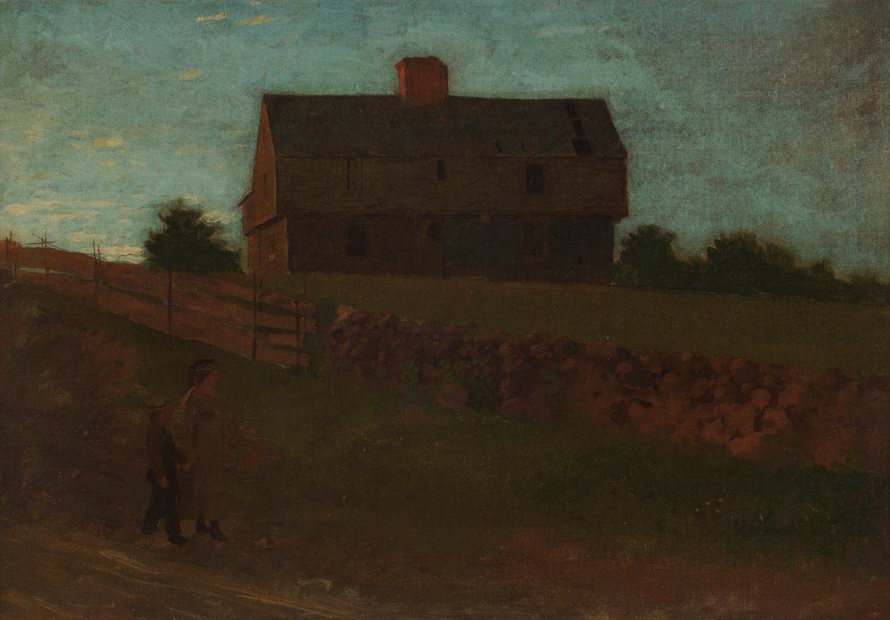 Garrison House, York, Maine, 1875. tekijältä Winslow Homer