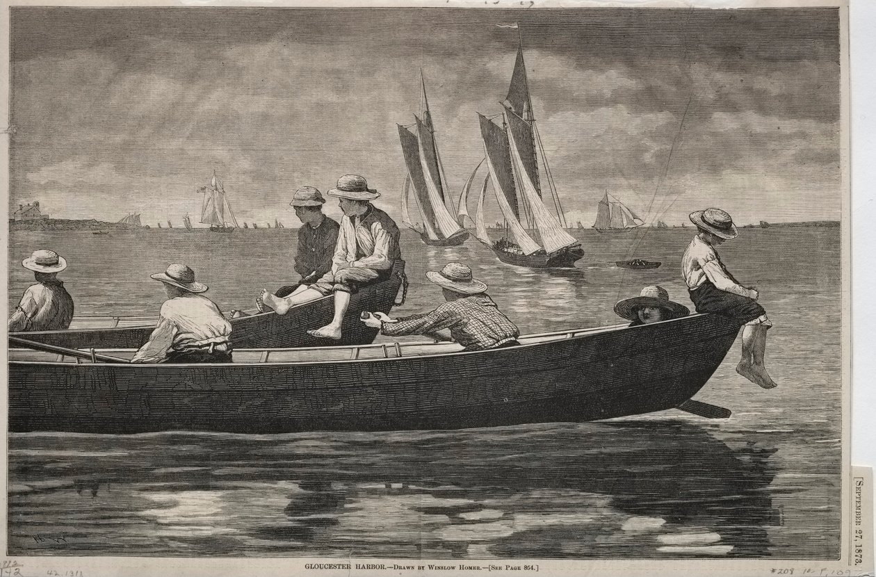 Gloucester Harbor tekijältä Winslow Homer