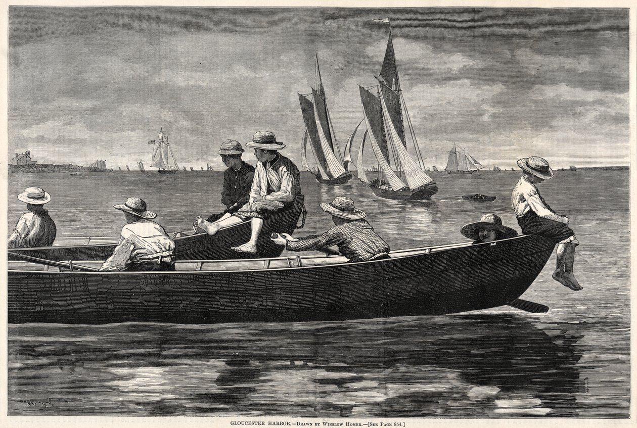 Gloucesterin satama tekijältä Winslow Homer