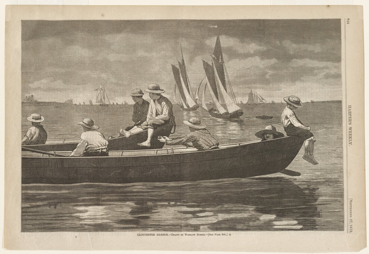 Gloucesterin satama tekijältä Winslow Homer