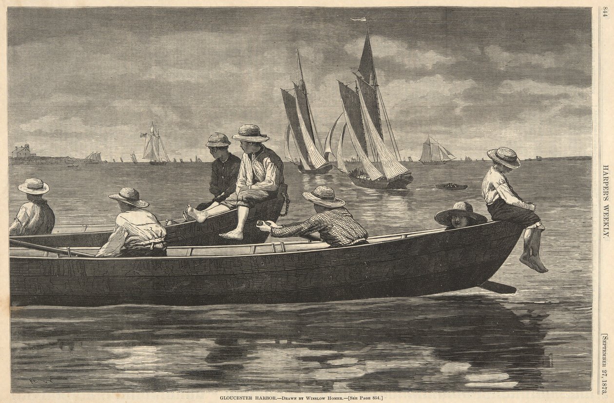 Gloucesterin satama, Harperilta tekijältä Winslow Homer