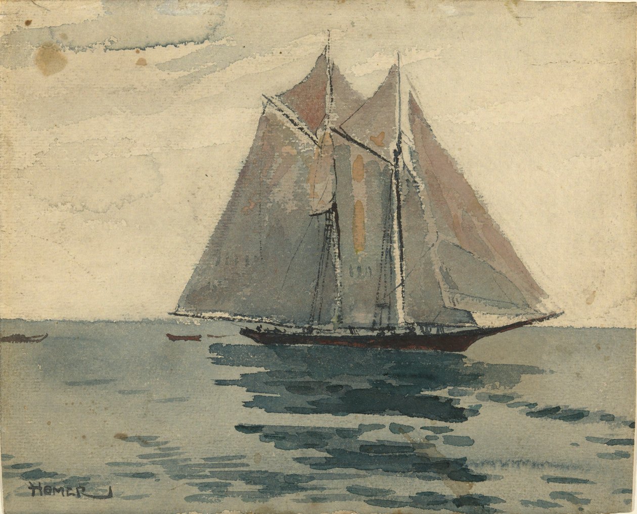 Gloucesterin kuunari tekijältä Winslow Homer