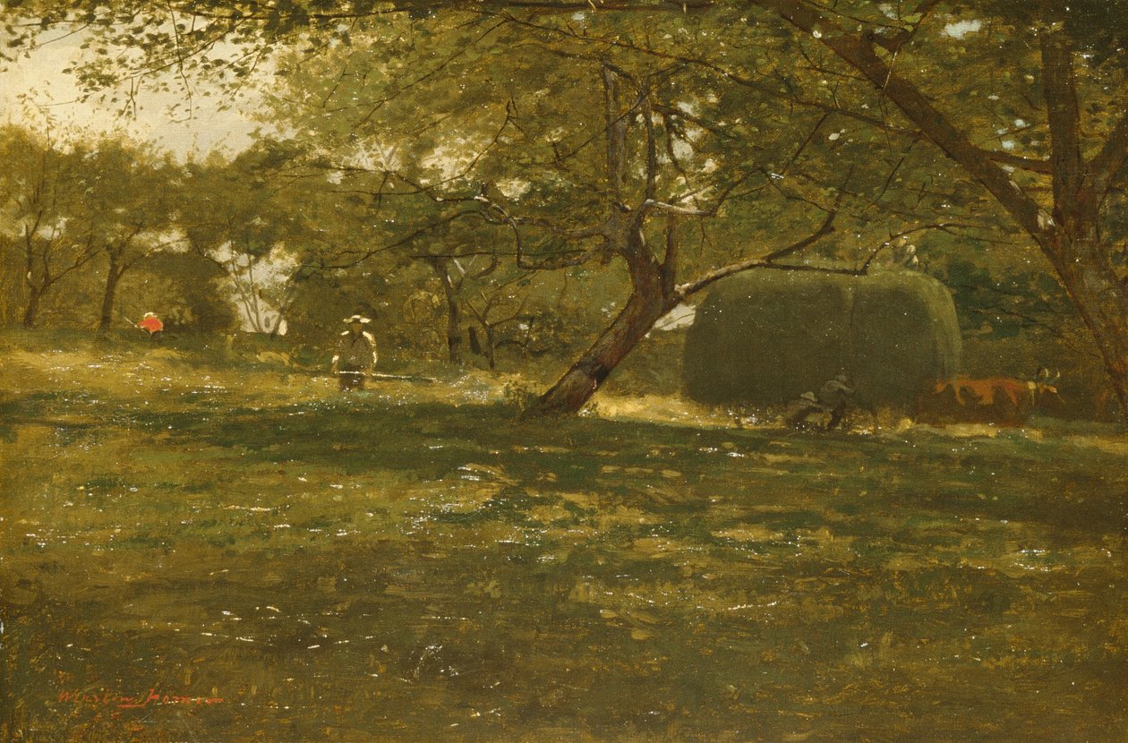 Sadonkorjuukohtaus tekijältä Winslow Homer