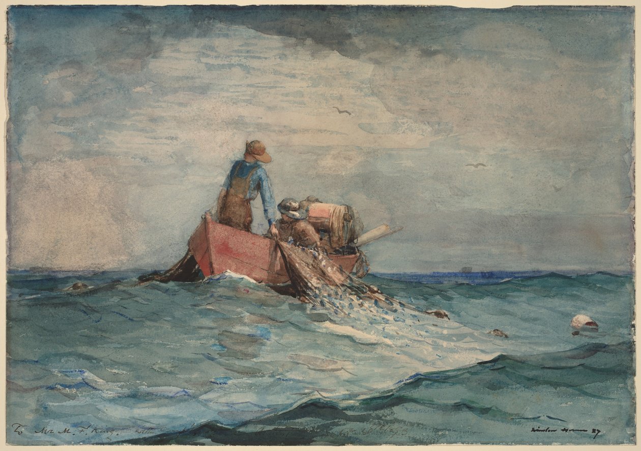 Verkkojen vetäminen tekijältä Winslow Homer