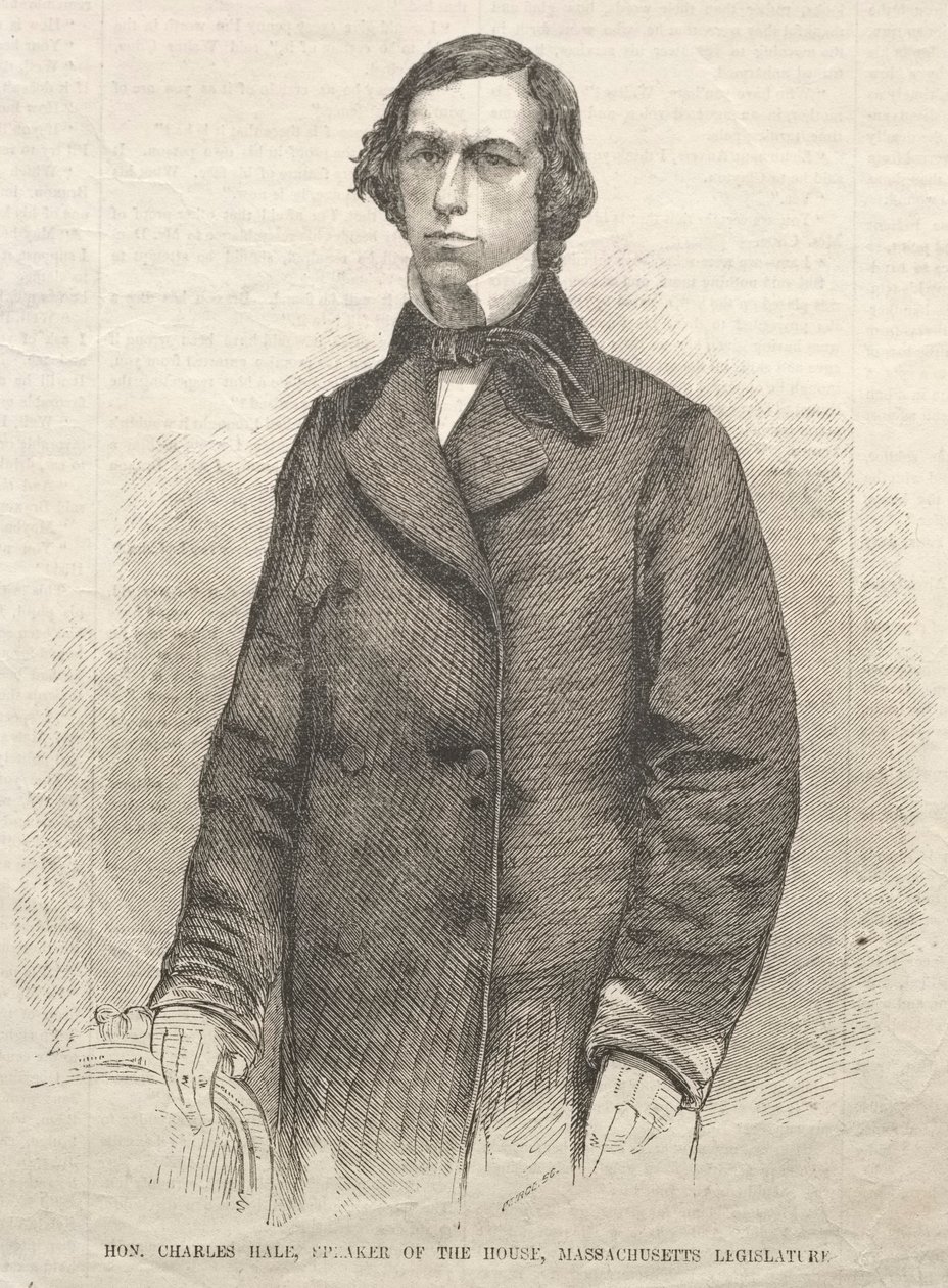 Hon. Charles Hale, edustajainhuoneen puhemies, Massachusettsin lainsäätäjä, 1859. tekijältä Winslow Homer