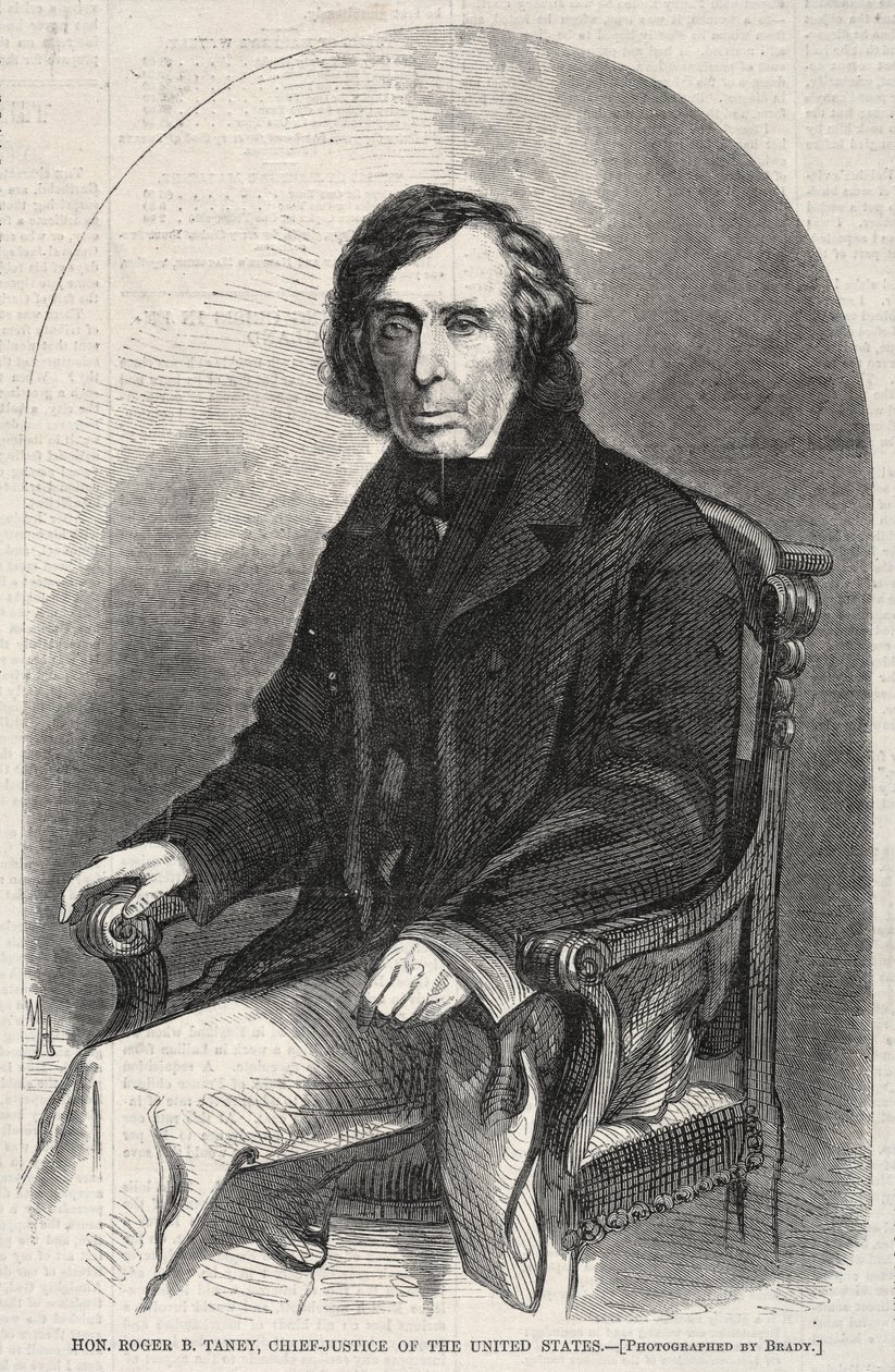 Hon. Roger B. Taney, Yhdysvaltain korkein tuomari, 1860. tekijältä Winslow Homer