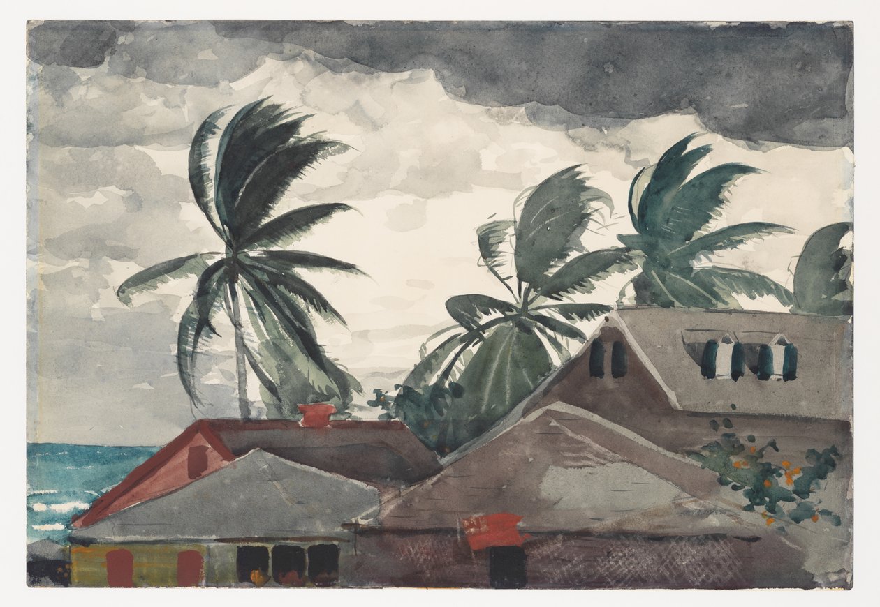 Hurrikaani, Bahama tekijältä Winslow Homer
