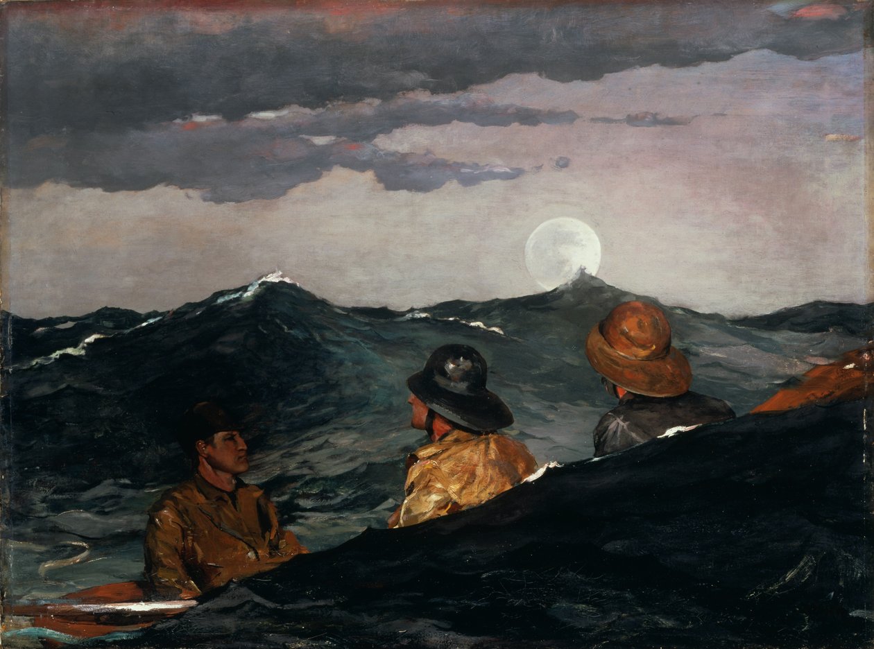 Kuun suuteleminen tekijältä Winslow Homer