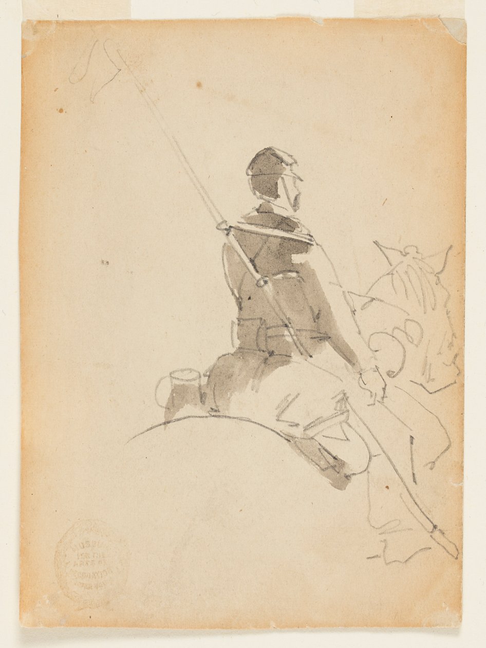 Lancer hevosen selässä tekijältä Winslow Homer