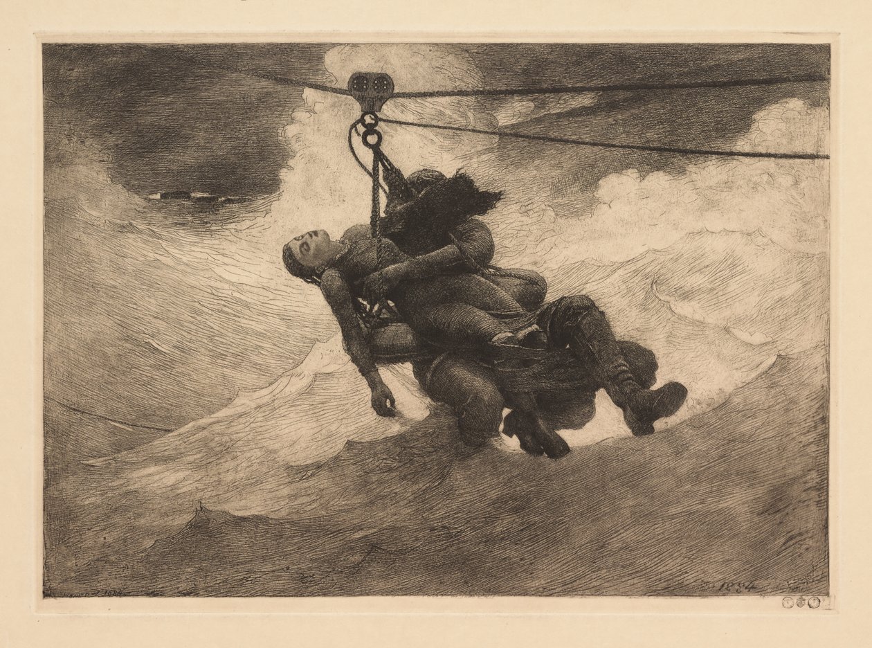 Pelastusköysi tekijältä Winslow Homer