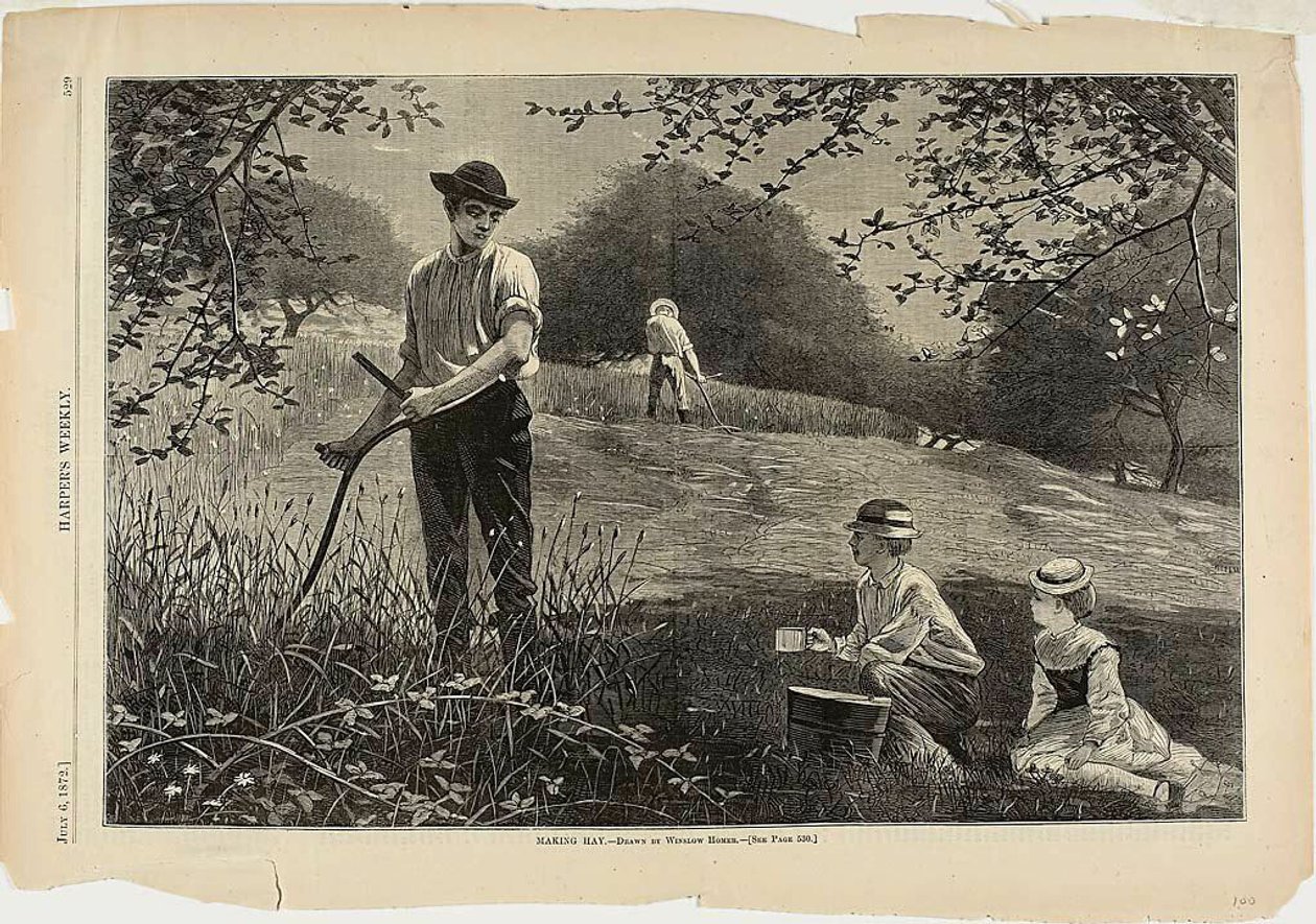 Heinän tekeminen tekijältä Winslow Homer