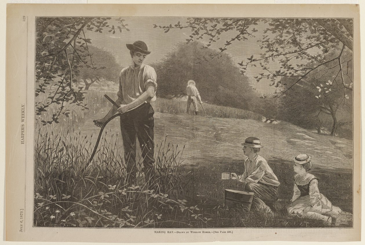Heinänteko tekijältä Winslow Homer