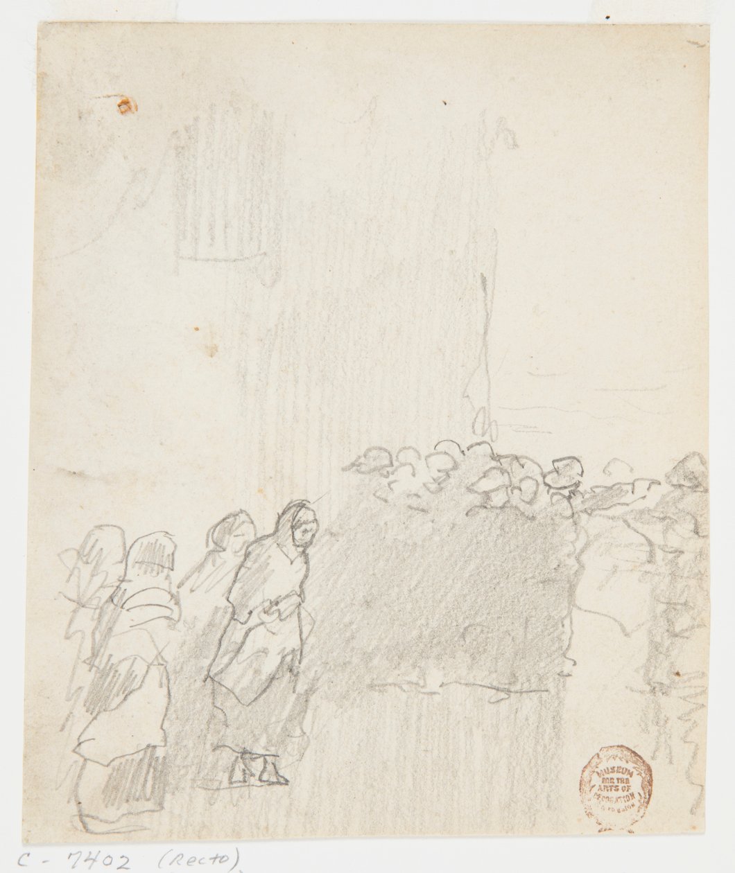 Miehet ja naiset katselevat merta, Cullercoats, Englanti tekijältä Winslow Homer