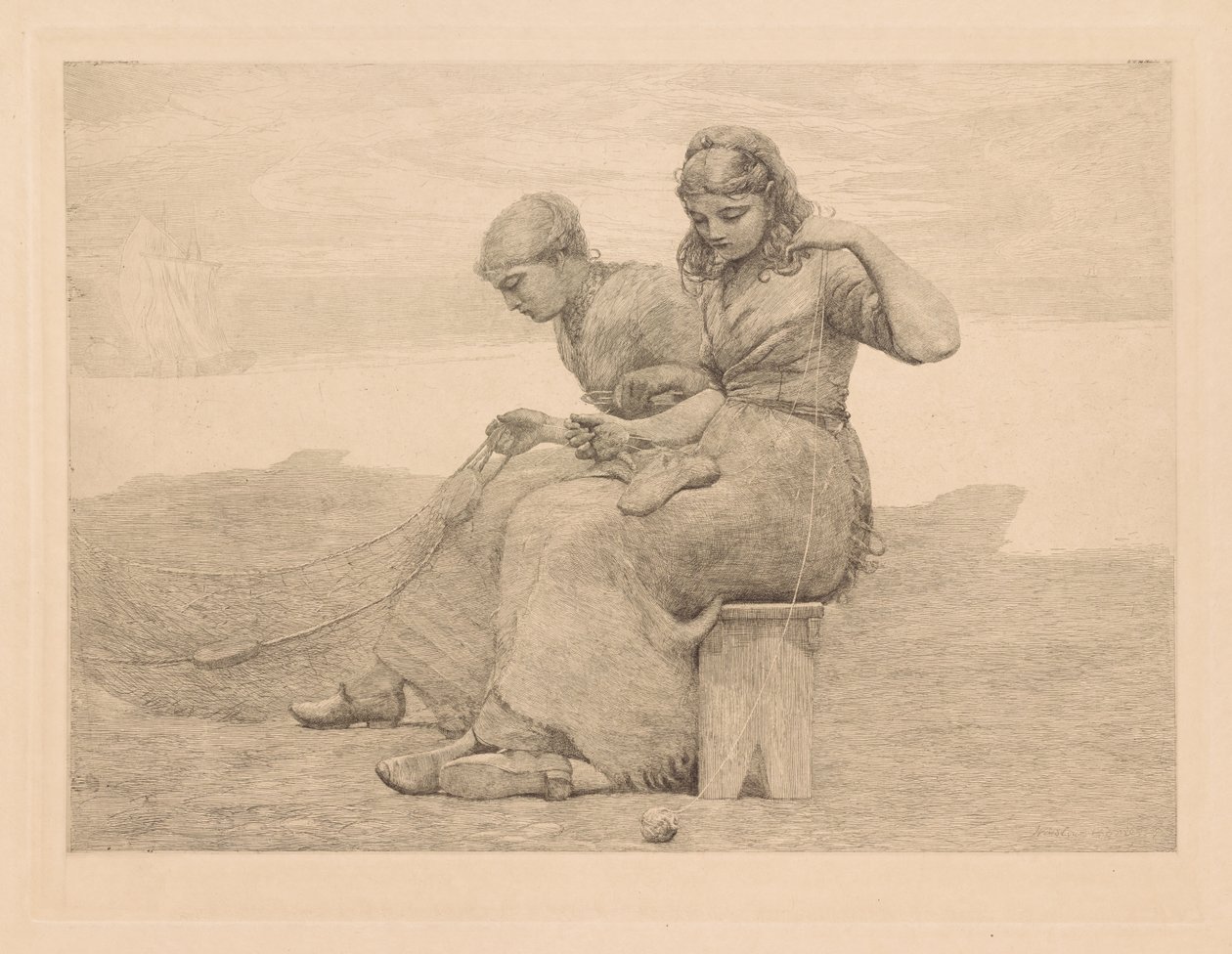 Repeämien korjaaminen tekijältä Winslow Homer