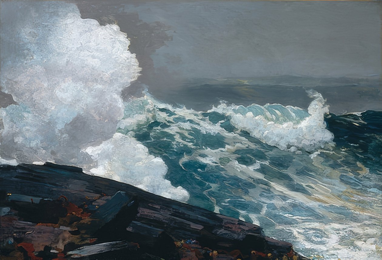 Koillistuulet. 1895, tarkistettu 1901 tekijältä Winslow Homer