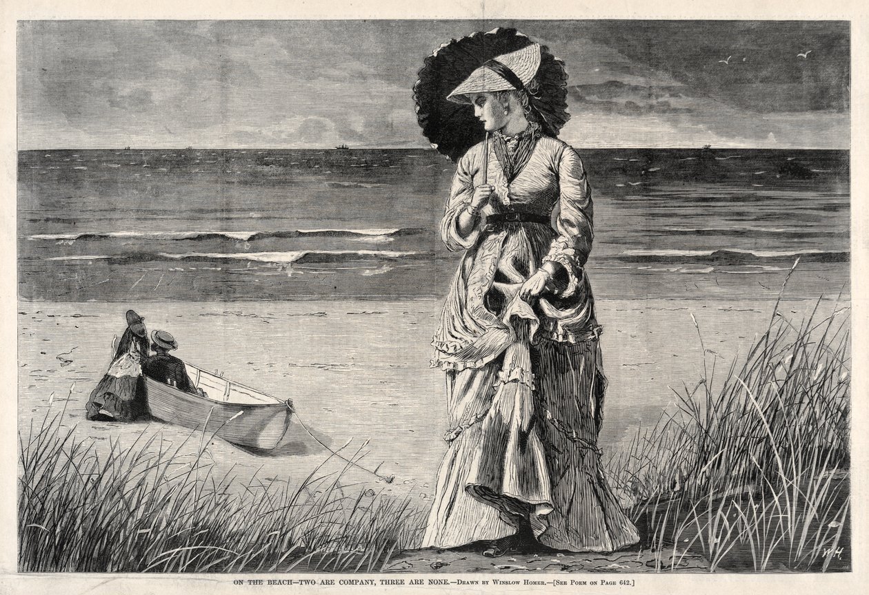 Rannalla – Kaksi on seuraa, kolme ei ole mitään tekijältä Winslow Homer