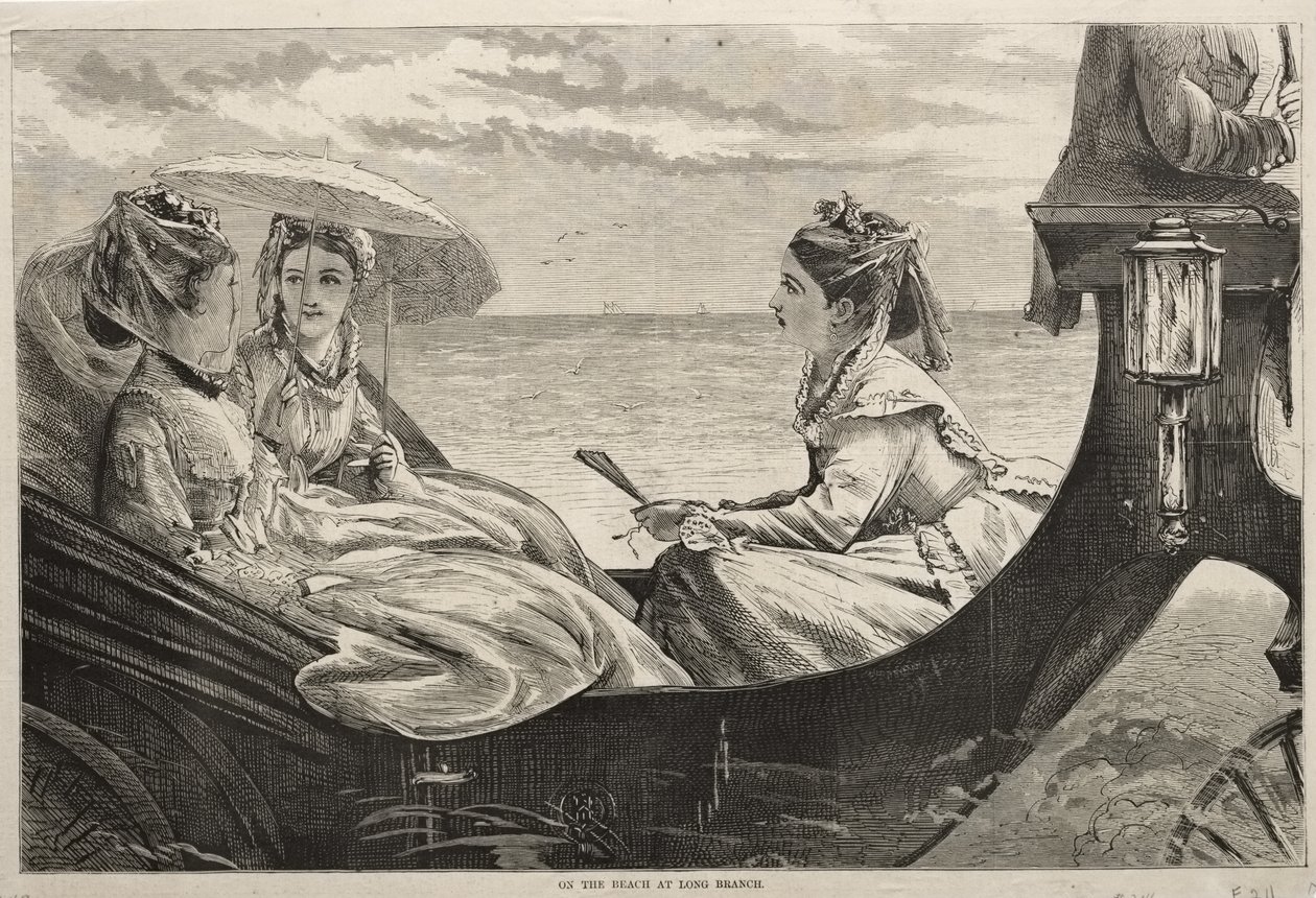 Long Branchin rannalla tekijältä Winslow Homer