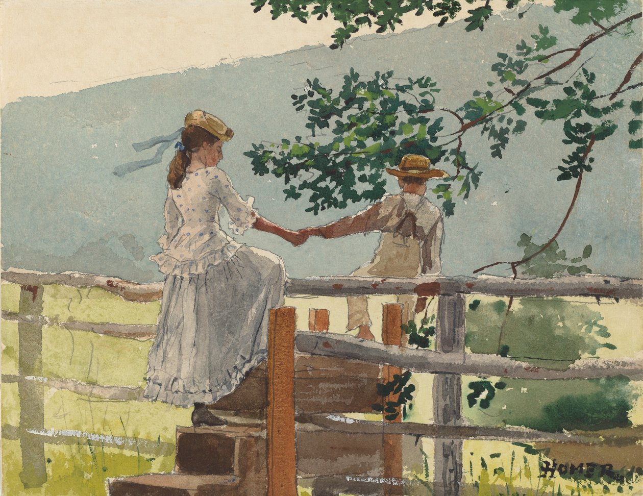 Stilillä, 1878. tekijältä Winslow Homer