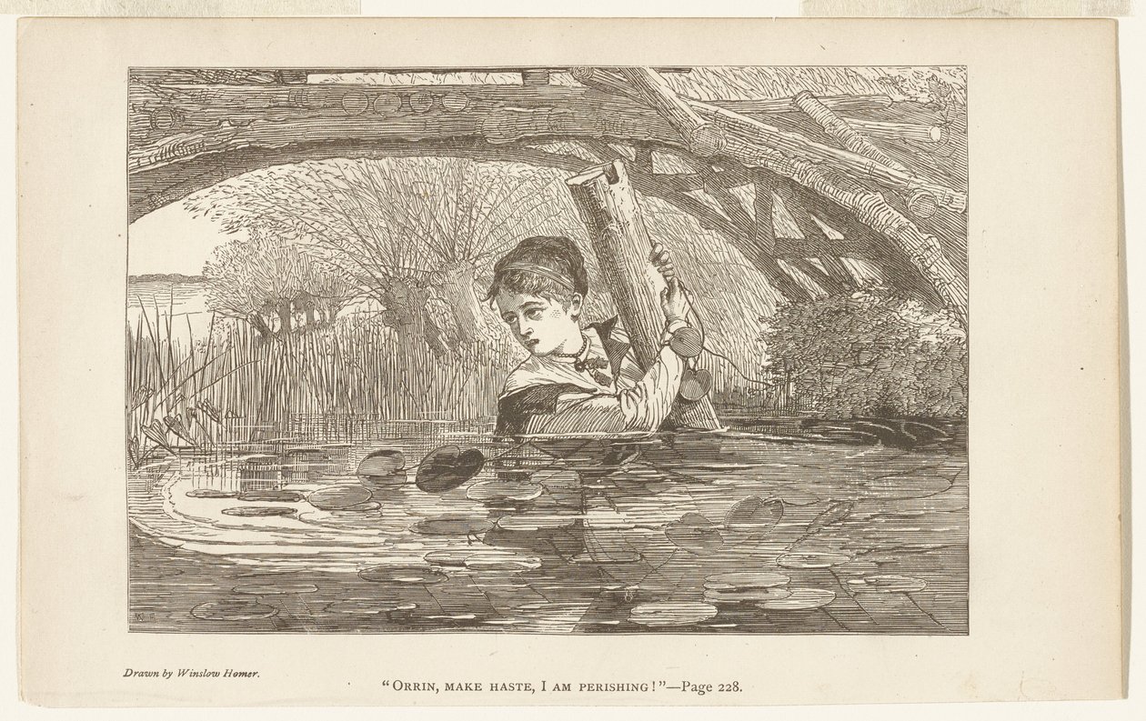 ”Orrin, pidä kiirettä, minä menehdyn” tekijältä Winslow Homer