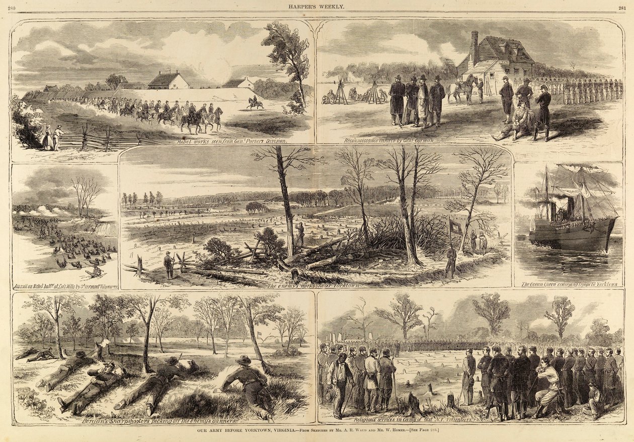 Armeijamme ennen Yorktownia, Virginia, Harper
