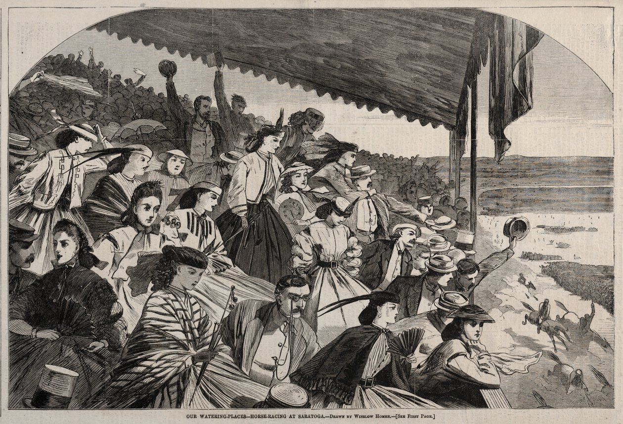 Juomapaikkamme - Hevosurheilu Saratogassa tekijältä Winslow Homer