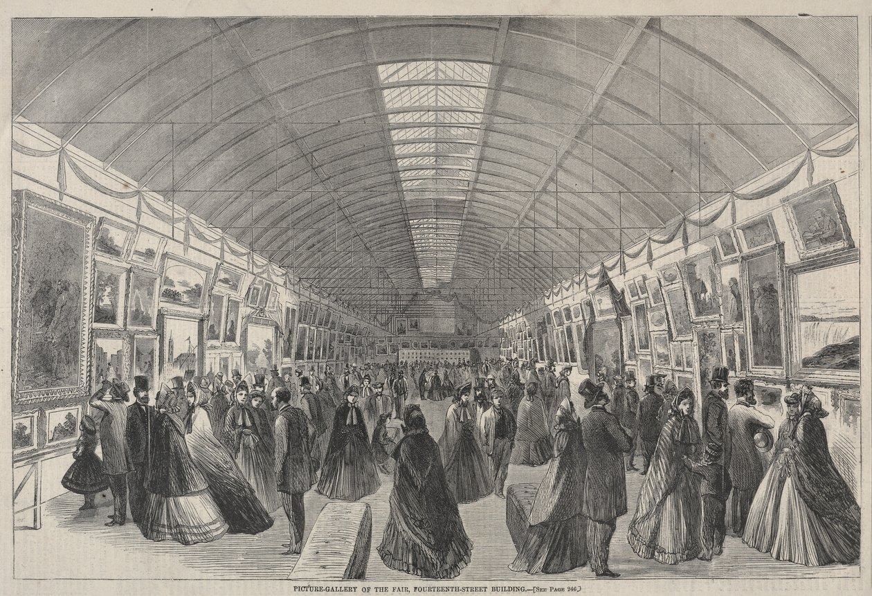 Messujen kuvagalleria, Fourteenth Street Building. tekijältä Winslow Homer