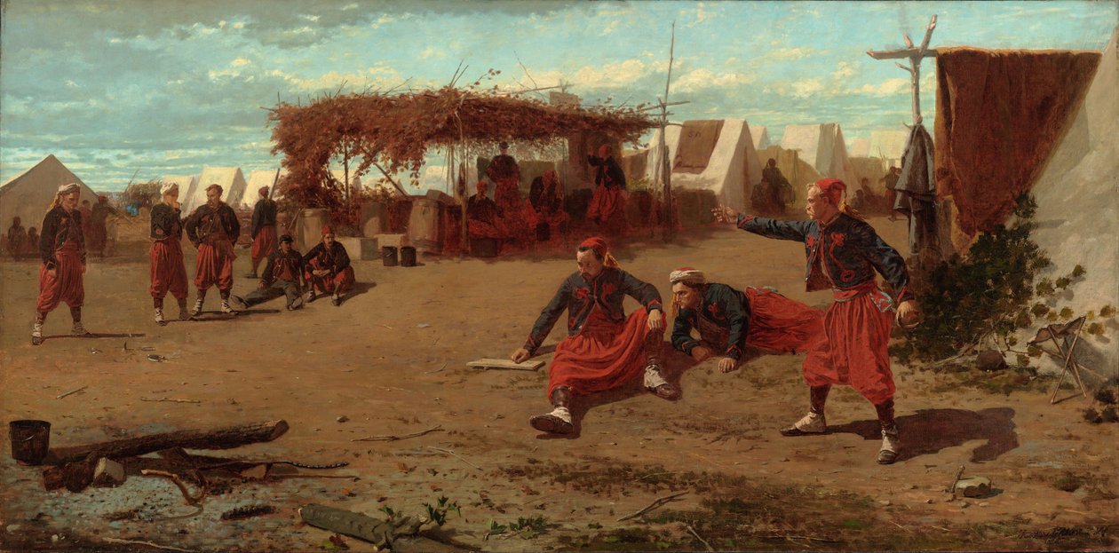 Kiekkoheitto tekijältä Winslow Homer