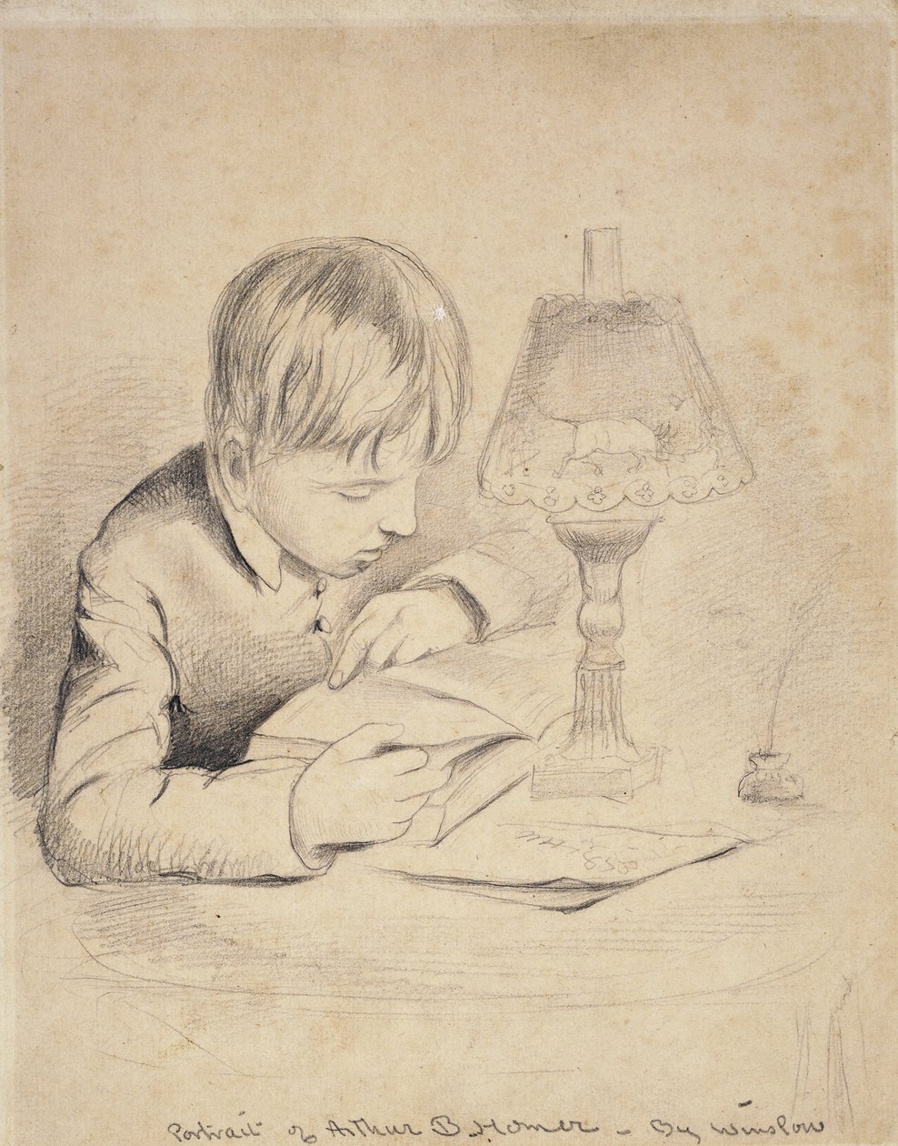 Arthur Benson Homerin muotokuva, 1853 tekijältä Winslow Homer