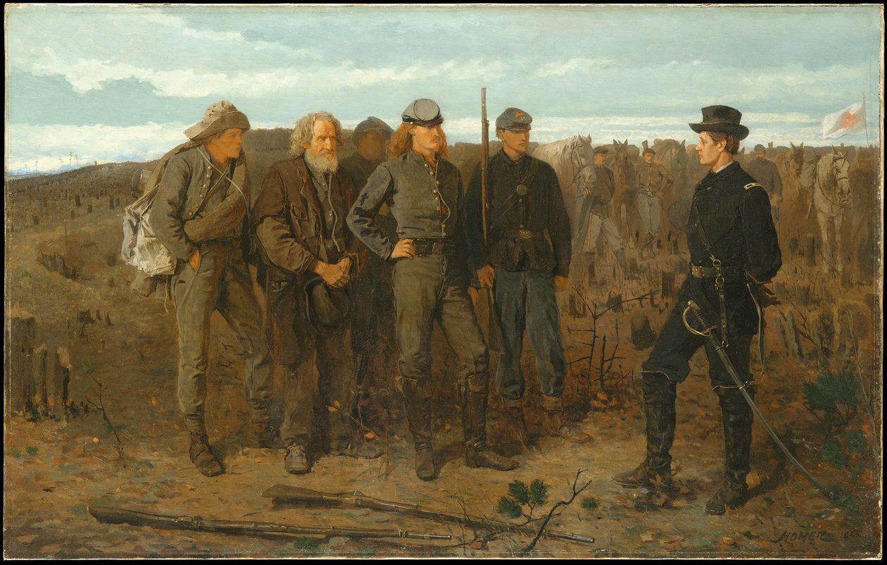 Rintamalta tuodut vangit tekijältä Winslow Homer